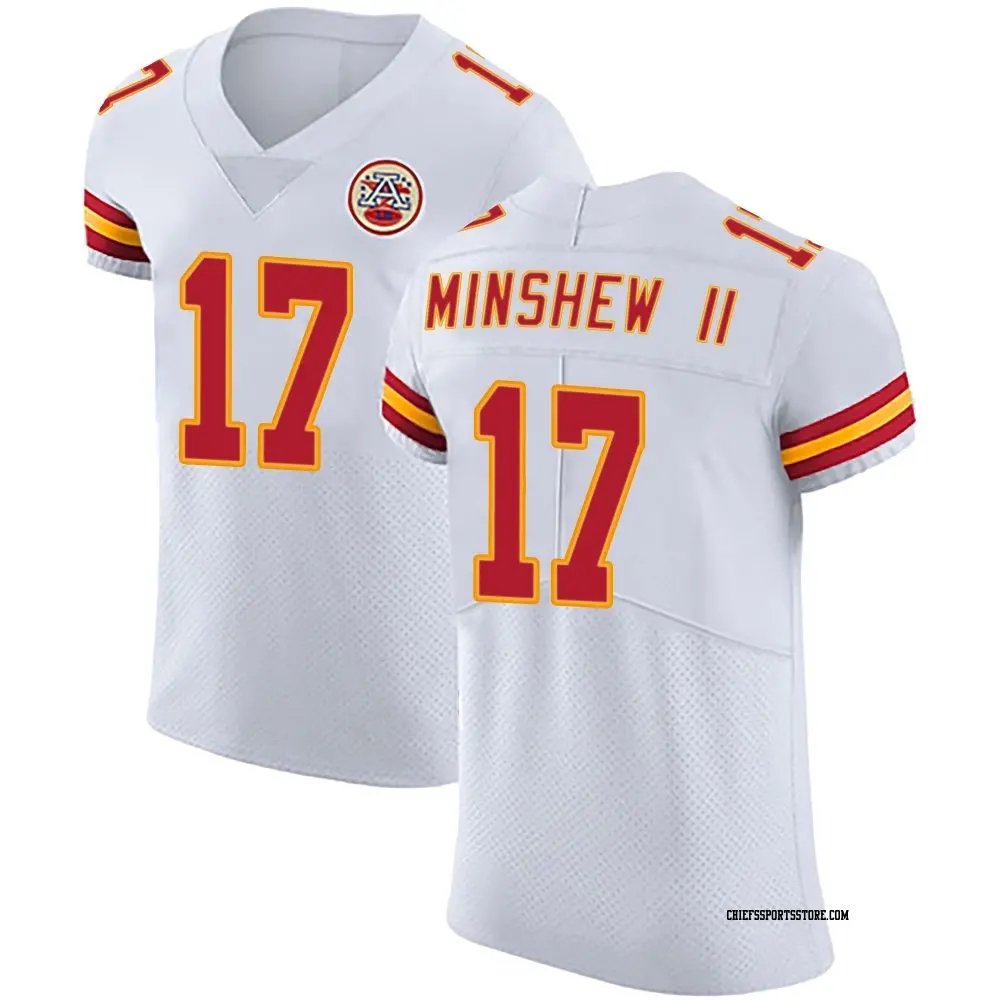 Elite White Men's Gardner Minshew Kansas City Chiefs Vapor