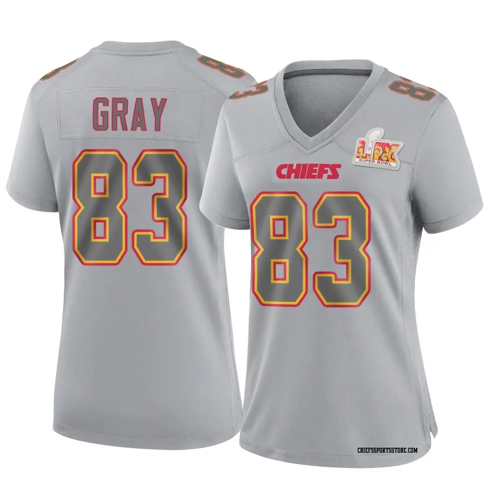 Game Gray Women's Noah Gray Kansas City Chiefs Atmosphere Fashion Super Bowl LIX Jersey