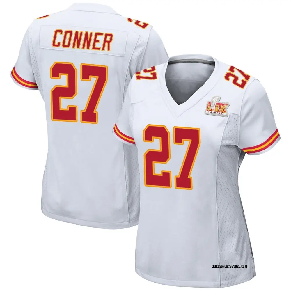 Game White Women's Chamarri Conner Kansas City Chiefs Super Bowl LIX Jersey