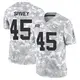 Limited Arctic Camo Men's Geor'Quarius Spivey Kansas City Chiefs 2024 Salute to Service Jersey