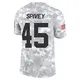 Limited Arctic Camo Men's Geor'Quarius Spivey Kansas City Chiefs 2024 Salute to Service Jersey