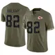 Limited Olive Men's Jimmy Holiday Kansas City Chiefs 2022 Salute To Service Jersey