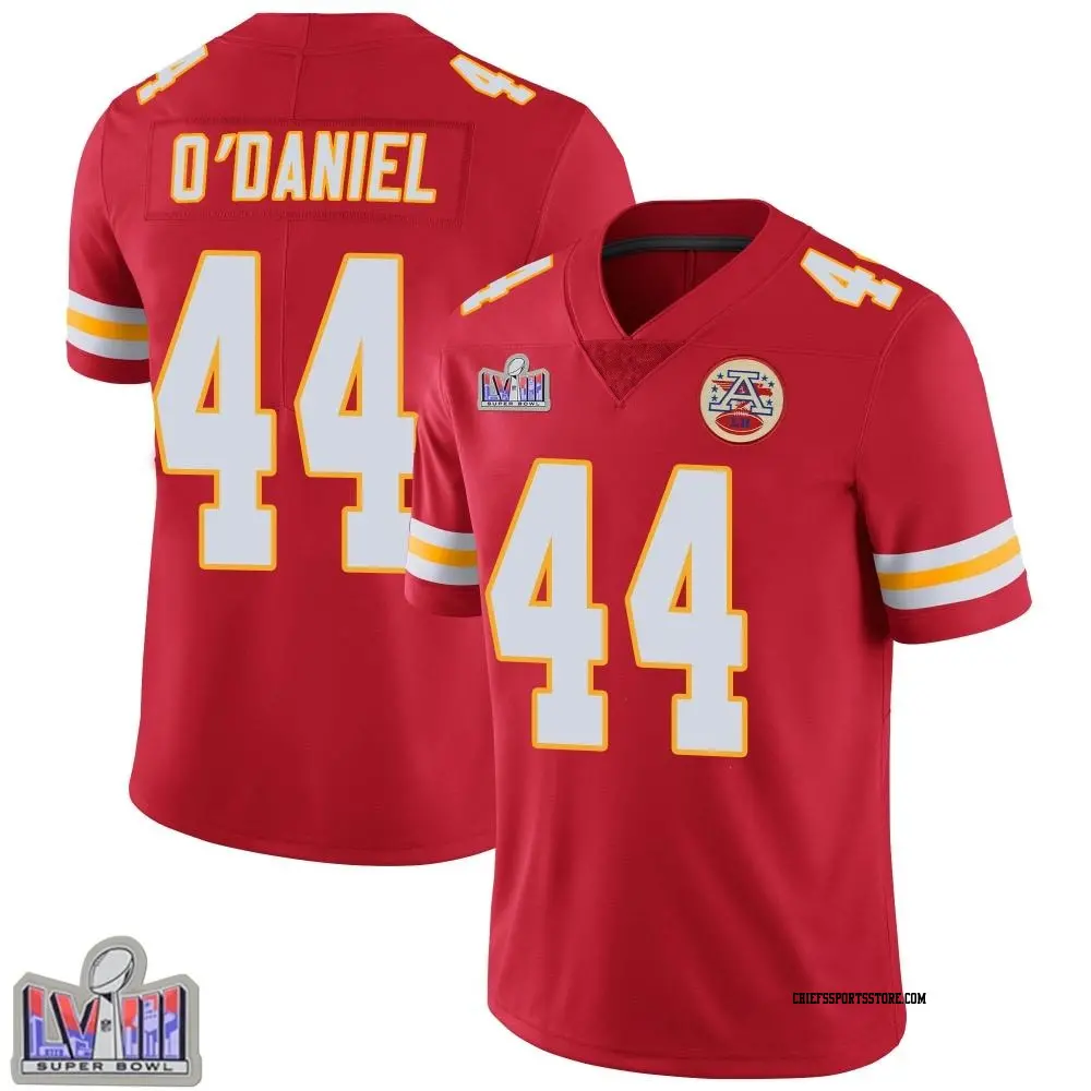 Limited Red Men's Dorian O'Daniel Kansas City Chiefs Team Color Vapor Untouchable Super Bowl LVIII Patch Jersey