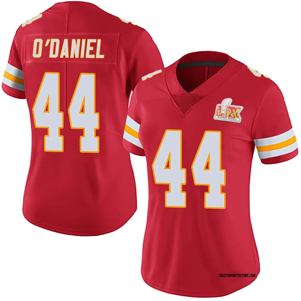 Limited Red Women's Dorian O'Daniel Kansas City Chiefs Team Color Vapor Untouchable Super Bowl LIX Jersey