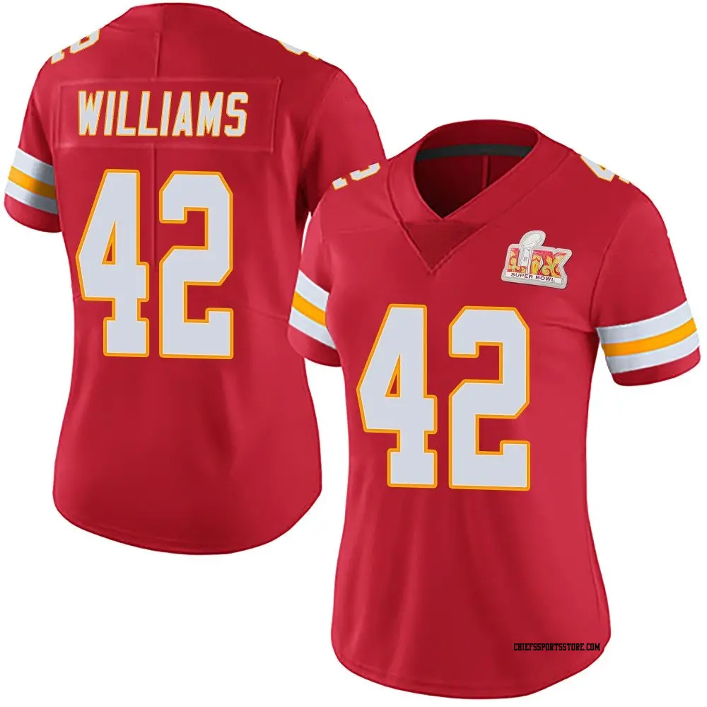 Limited Red Women's Major Williams Kansas City Chiefs Team Color Vapor Untouchable Super Bowl LIX Jersey