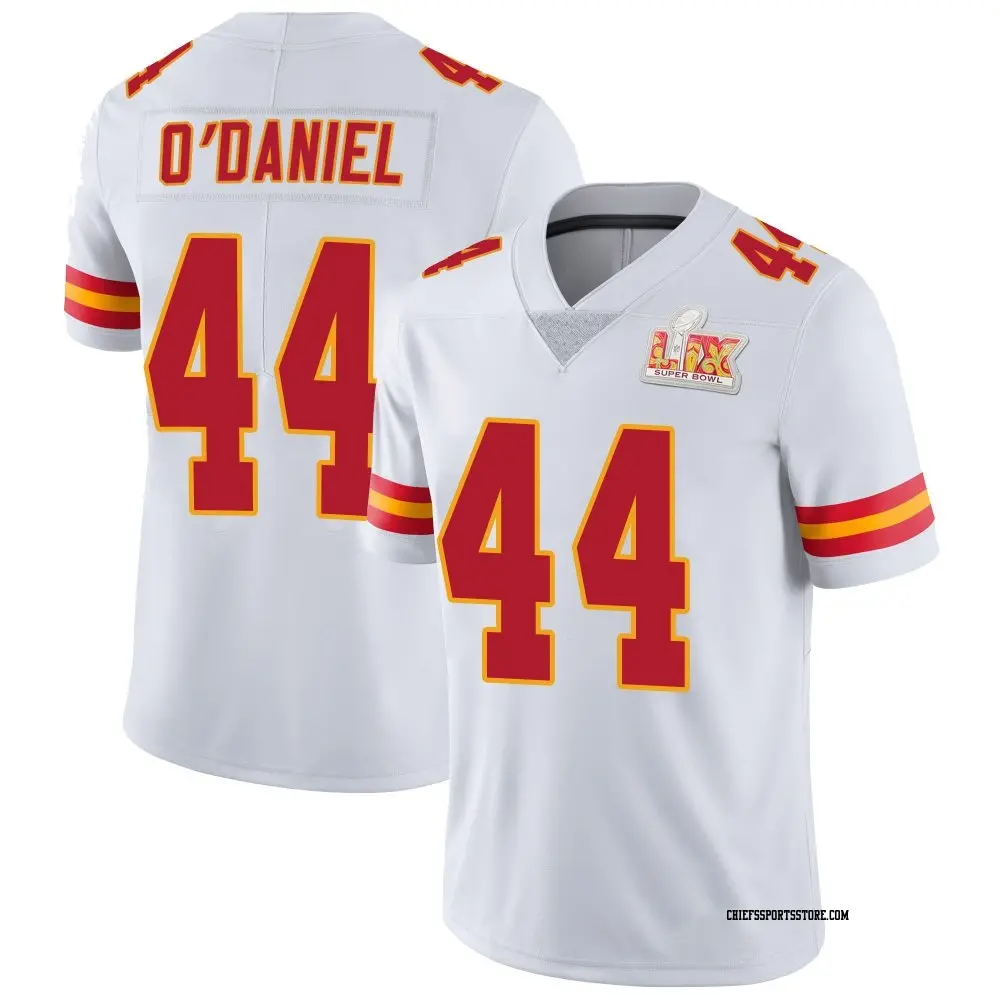 Limited White Men's Dorian O'Daniel Kansas City Chiefs Vapor Untouchable Super Bowl LIX Jersey